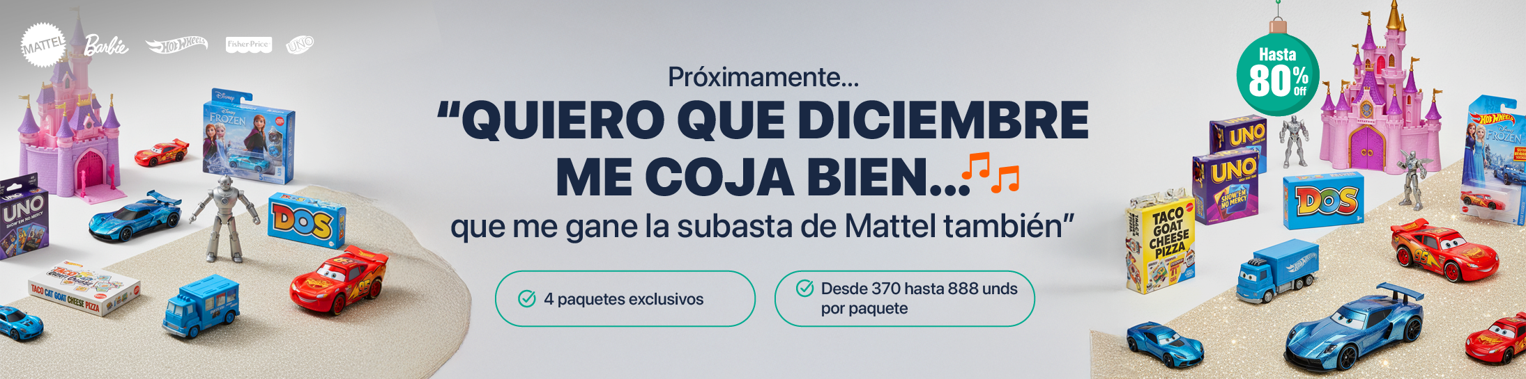 Proximamanete aprticpa por la subasta de juguetes